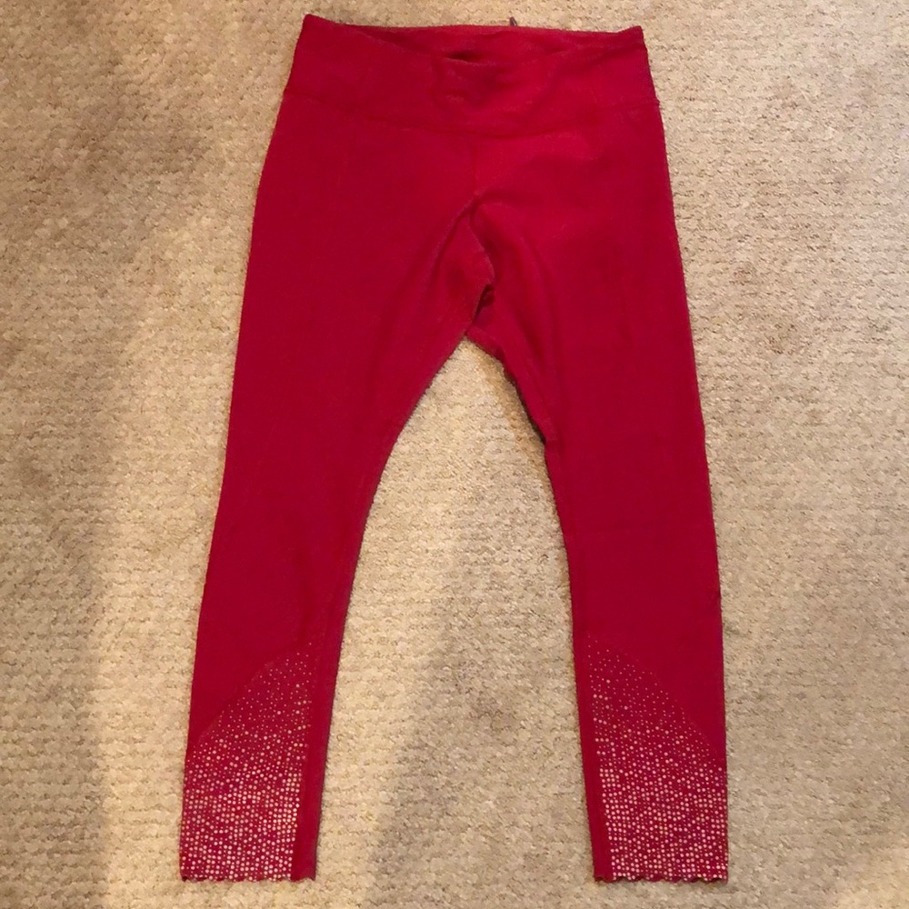 lululemon Tight Stuff red leggings size 8